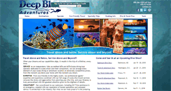 Desktop Screenshot of deepblueadventures.com